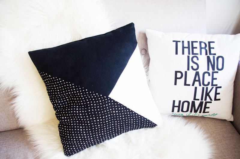 coussin patchwork
