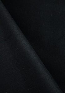 tissu-gabardine-strech-peau-de-peche-noire