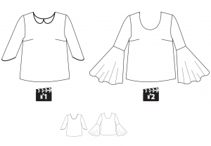 blouse Eleven Fiat lux