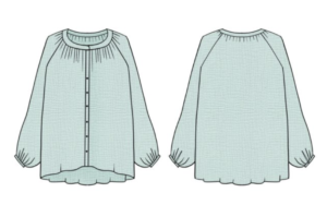 blouse campanule Blousette rose