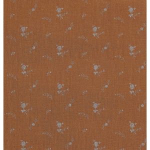 double-gaze-fleurs-argent-caramel