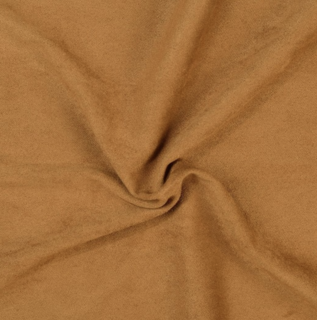 suedine camel