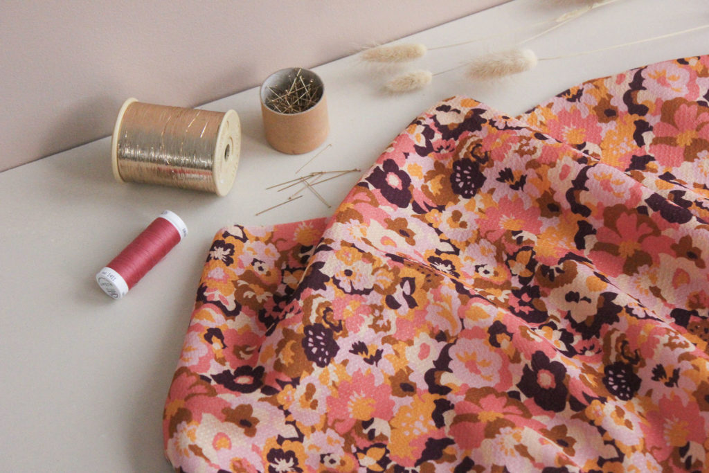 LISE TAILOR - Viscose Pink Meadow