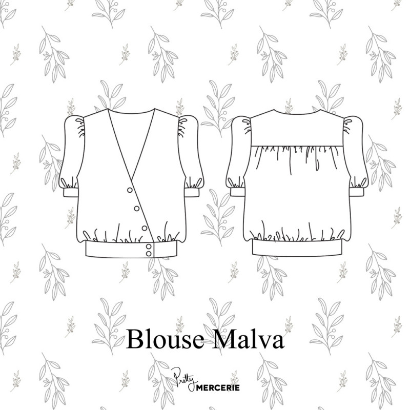 PRETTY MERCERIE - Blouse Malva