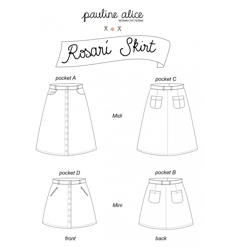 PAULINE ALICE - Rosari skirt