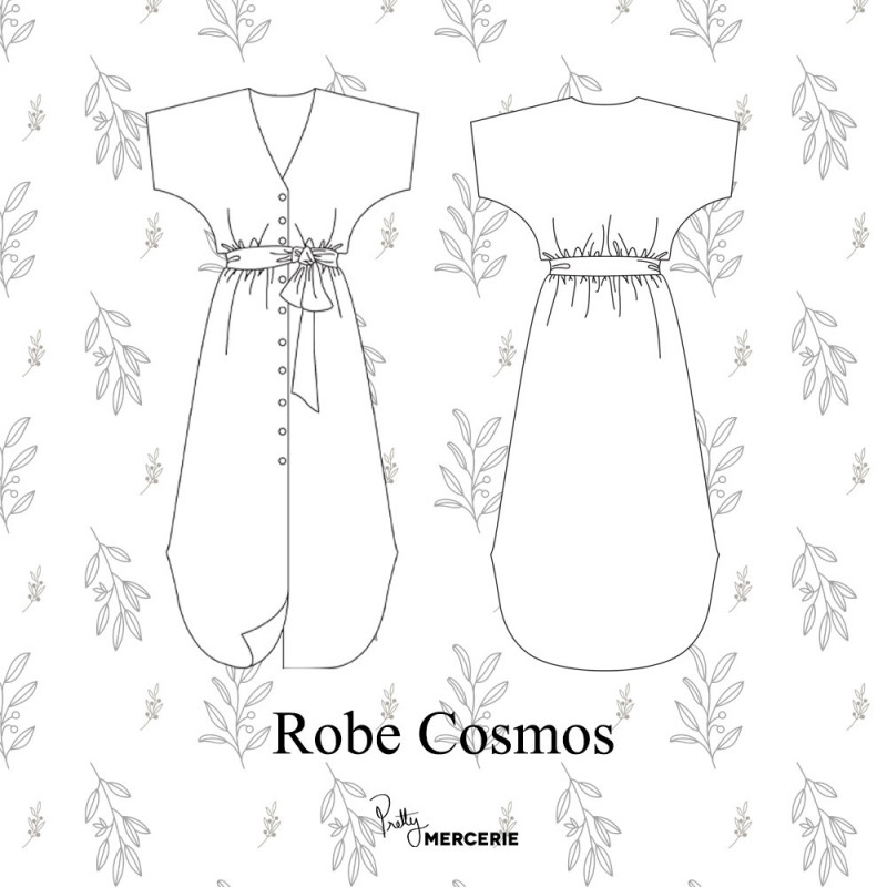 PRETTY MERCERIE - Robe Cosmos