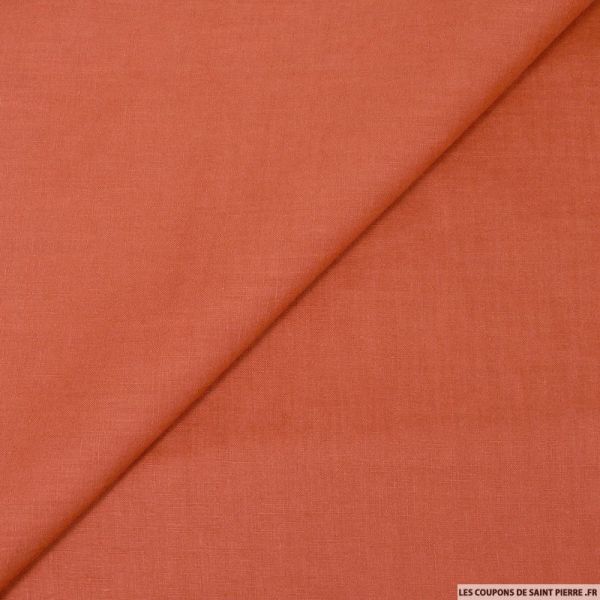 LES COUPONS DE SAINT PIERRE - Lin terracotta