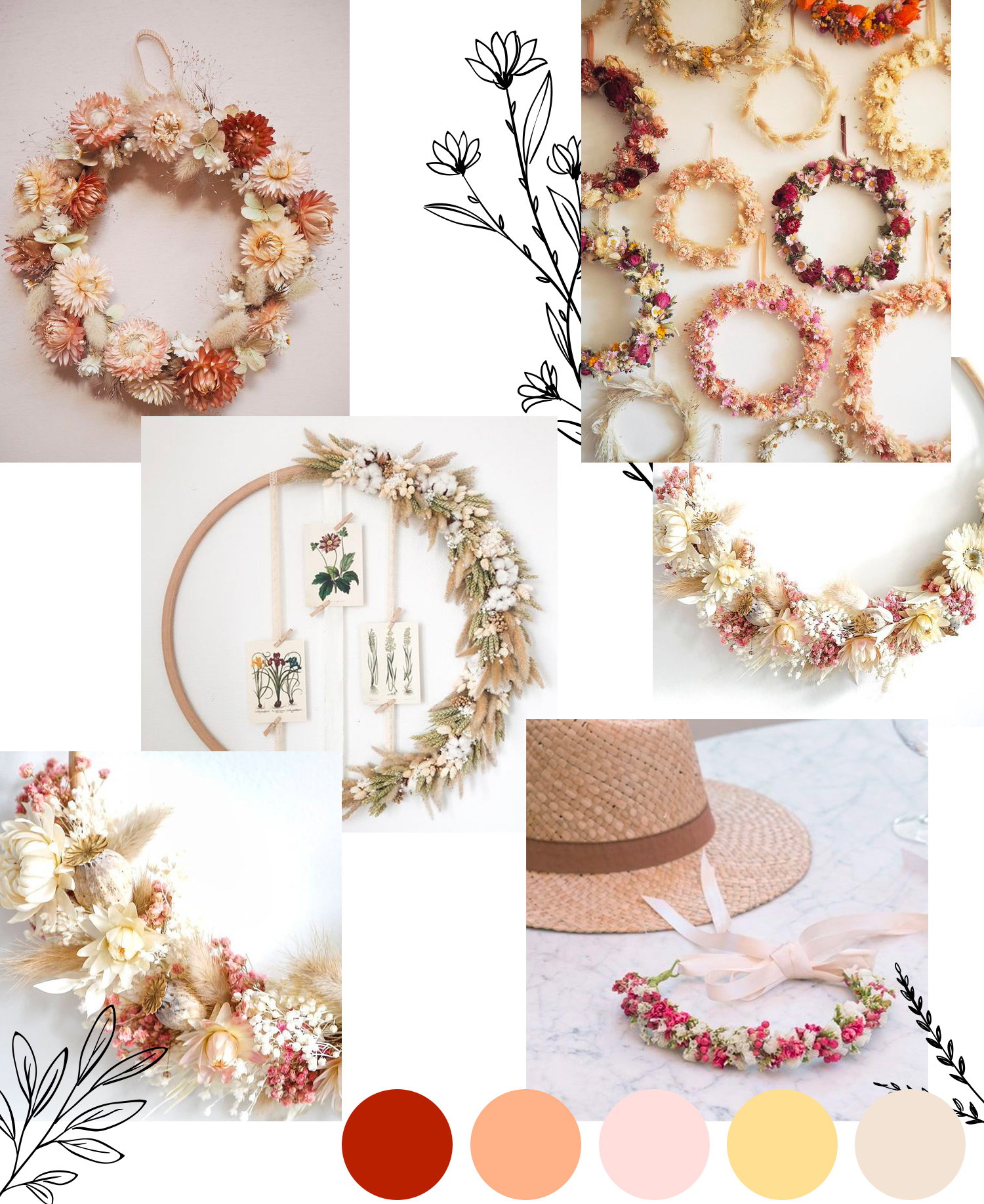 DIY] Des créations en fleurs séchées - Atelier Svila