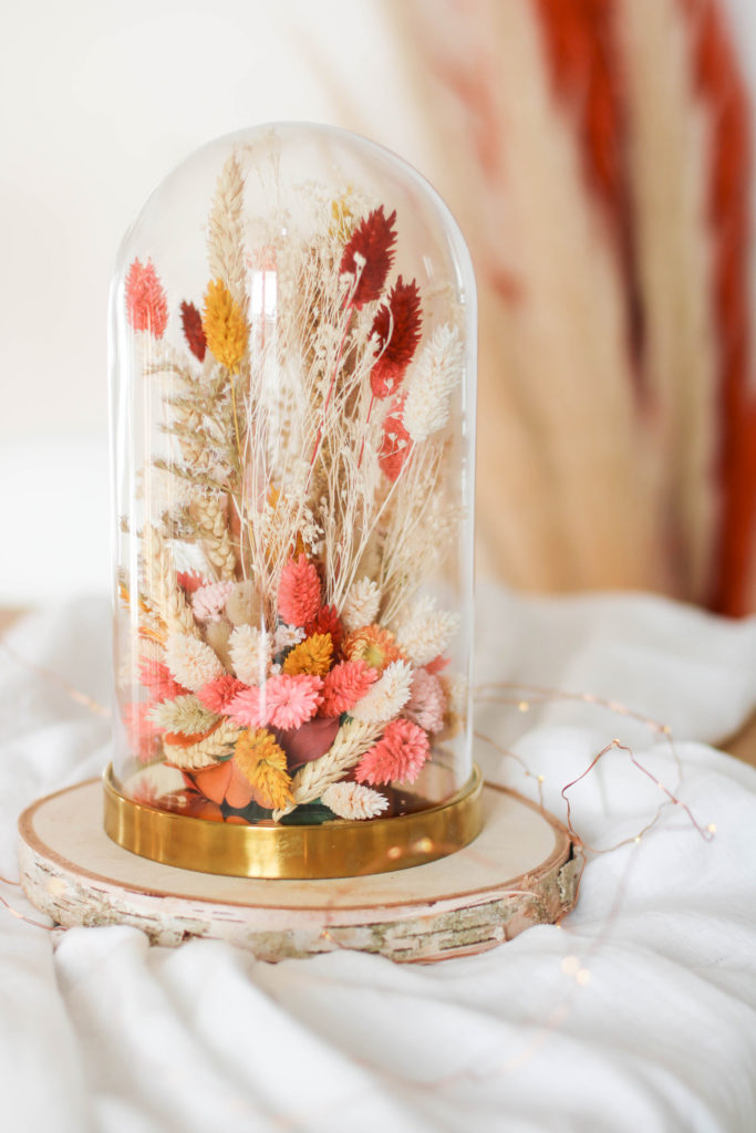 DIY] Une cloche en verre fleurie - Atelier Svila