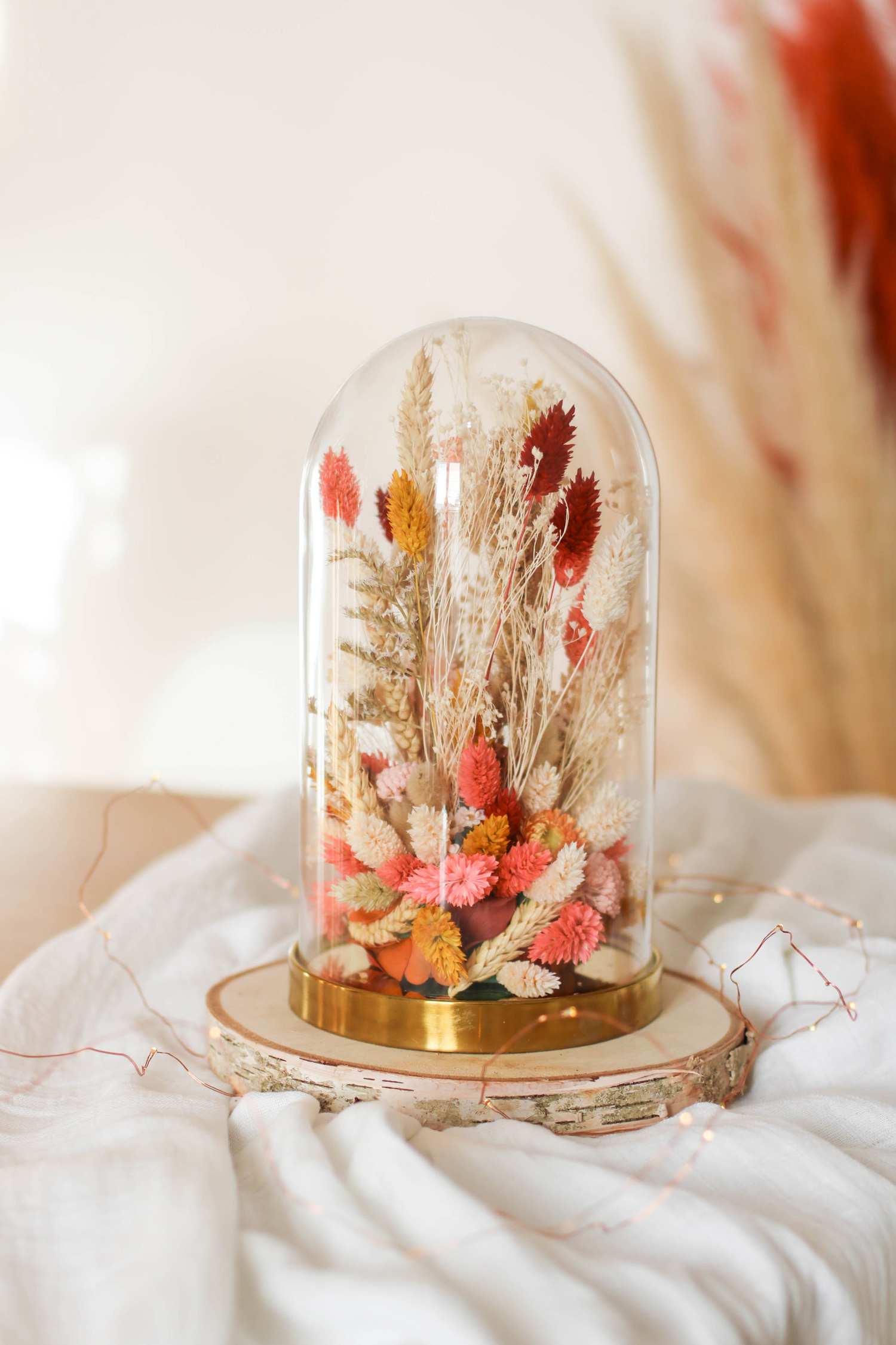 DIY] Une cloche en verre fleurie - Atelier Svila