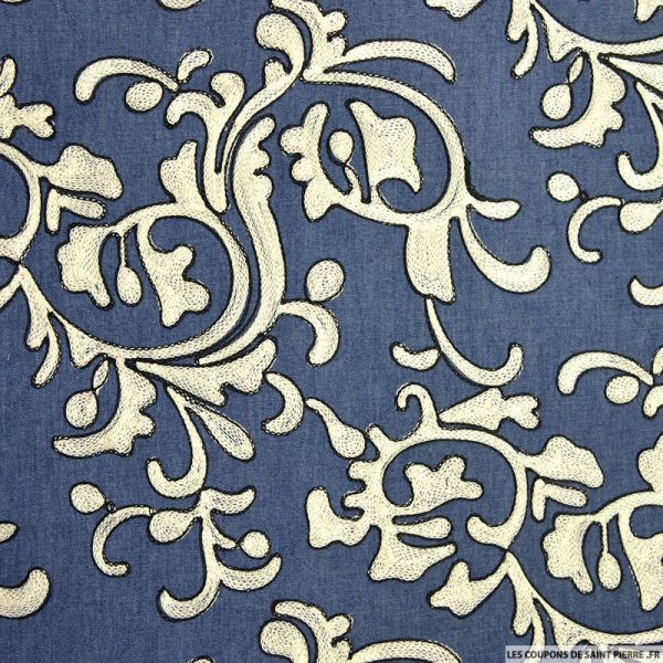 LES COUPONS DE SAINT PIERRE - Chambray brodé