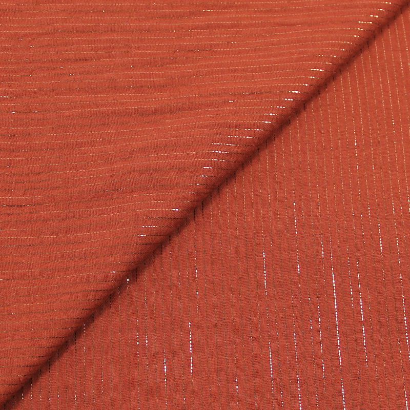 double-gaze-lurex-brique