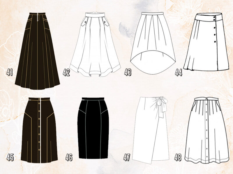 TOP 150 / PATRONS DE JUPES Atelier Svila